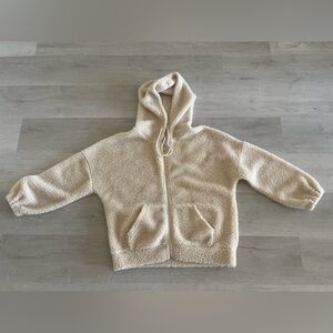 Women's Cream Teddy Jacket